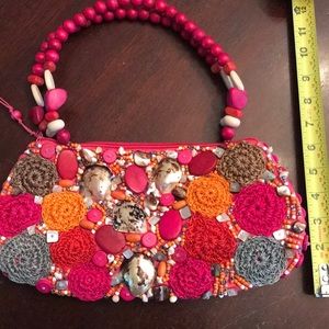 CEBU embellished shell handbag